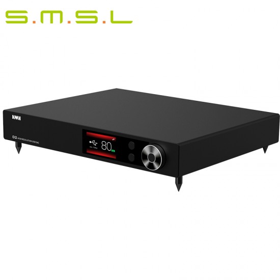 SMSL VMV D2 MQA Decoder High-Res Audio DAC AK4499 XMOS DSD512 Bluetooth 5.0 UAT LDAC AptX With Remote Control