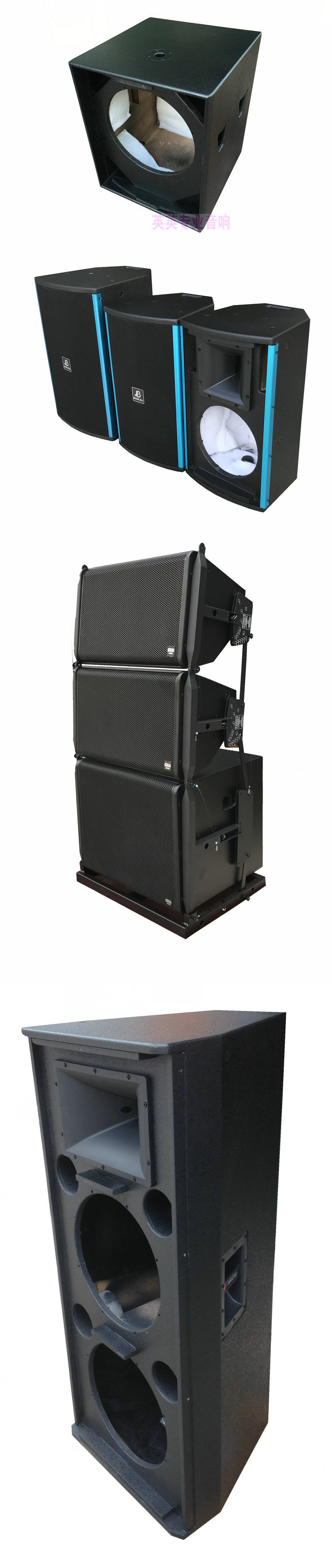 PA-047-Professional-Audio-15-Inch-Middle-Bass-Woofer-Speaker-Unit-115mm-NdFeB-114-Magnetic-8-ohm-700W-97dB-4000104084344